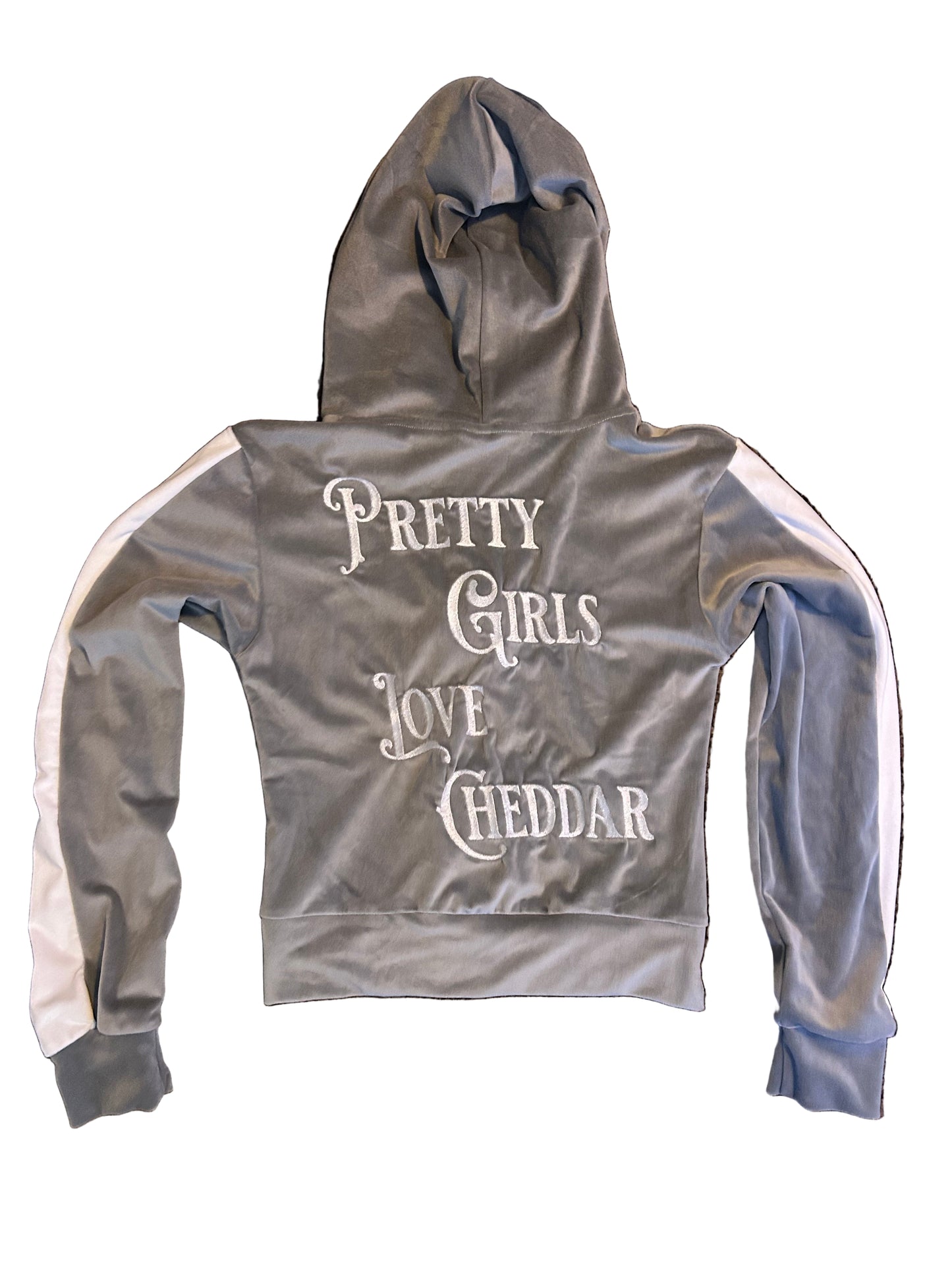 Pretty Girls Love Cheddar   2-Piece Velvet Set