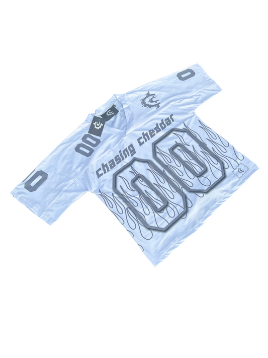 Mesh Football Jersey (White)