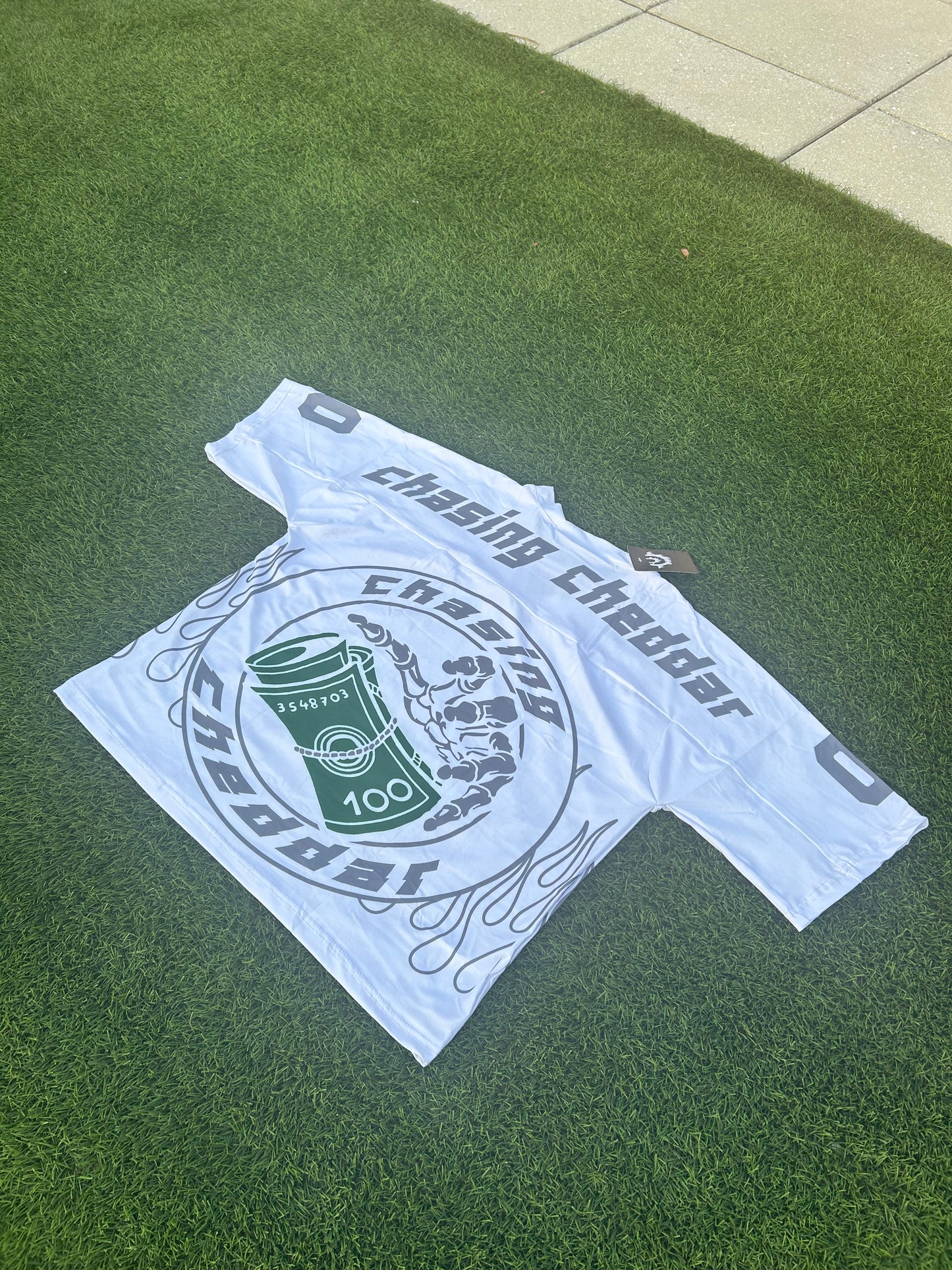 Mesh Football Jersey (White)