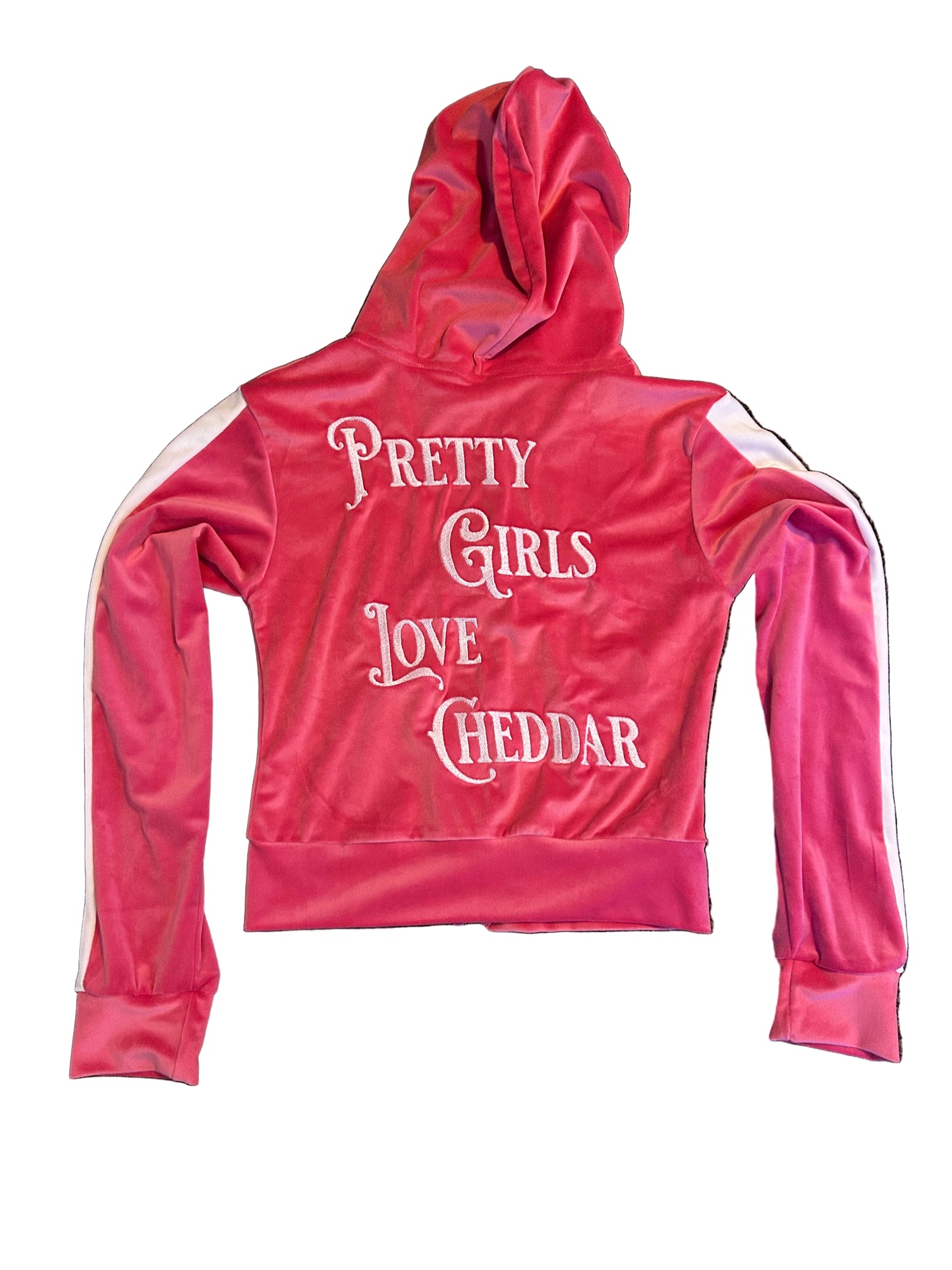 Pretty Girls Love Cheddar Velvet 2-Piece Set