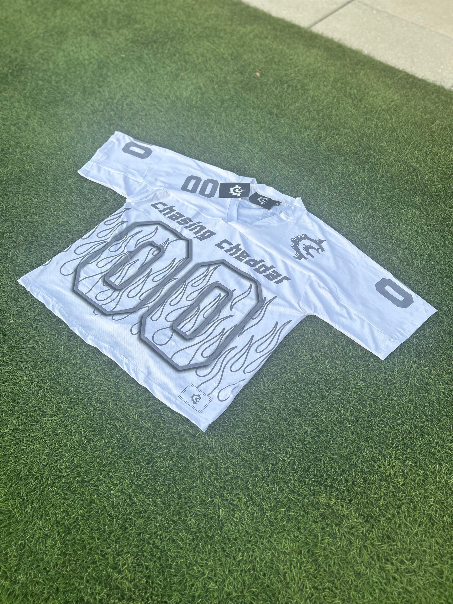 Mesh Football Jersey (White)